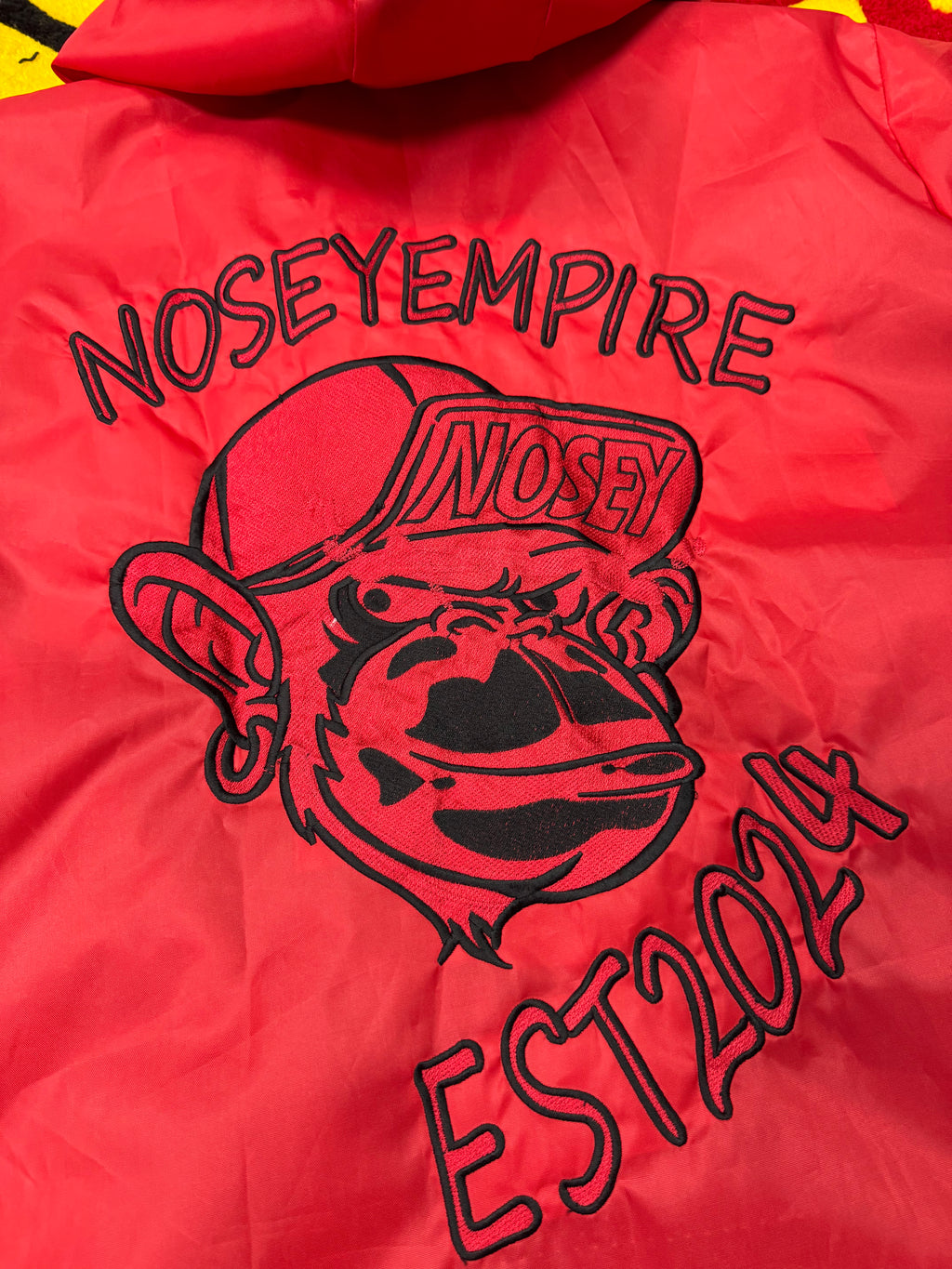 Red Pullover Nosey Jacket