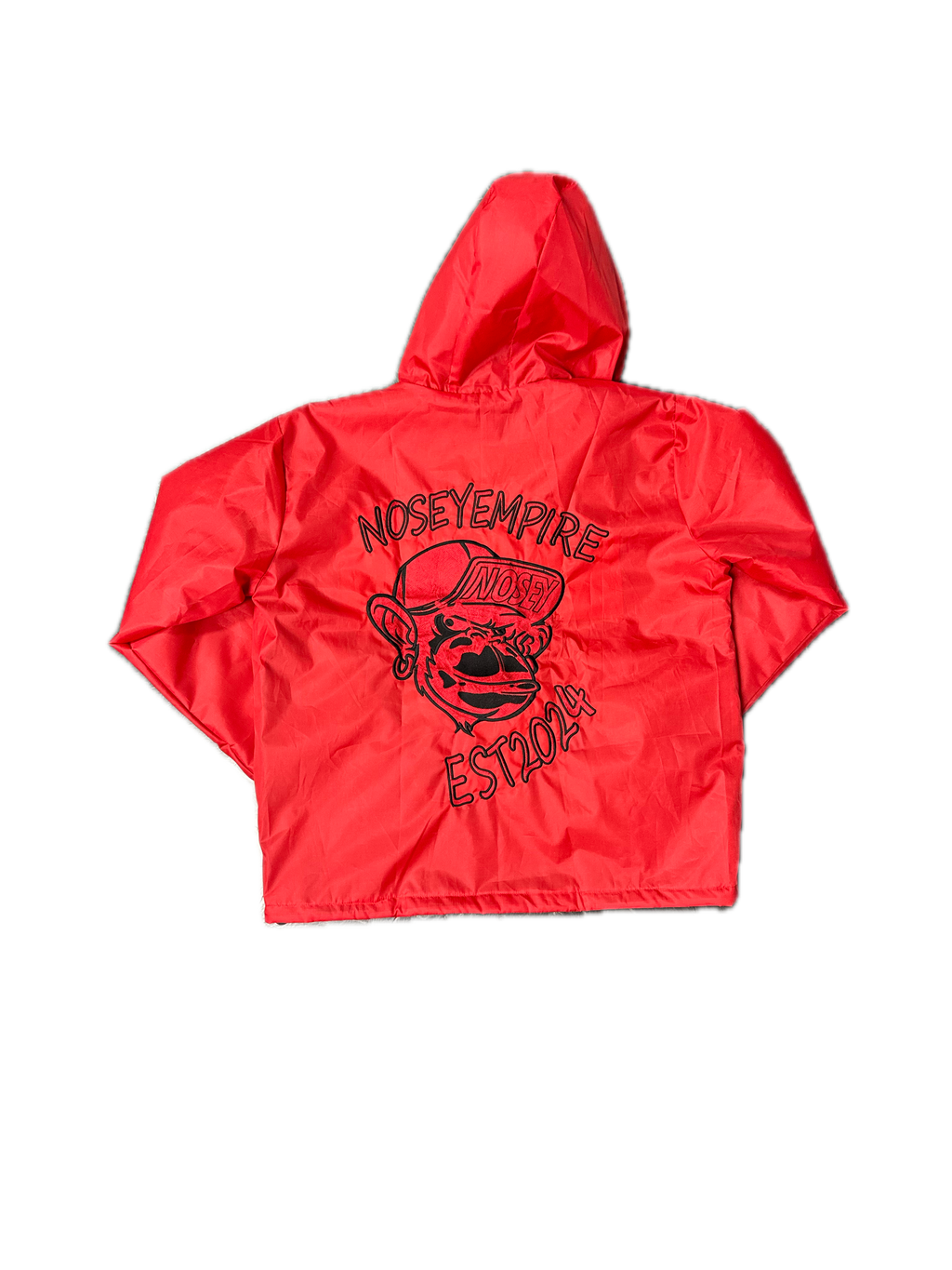 Red Pullover Nosey Jacket