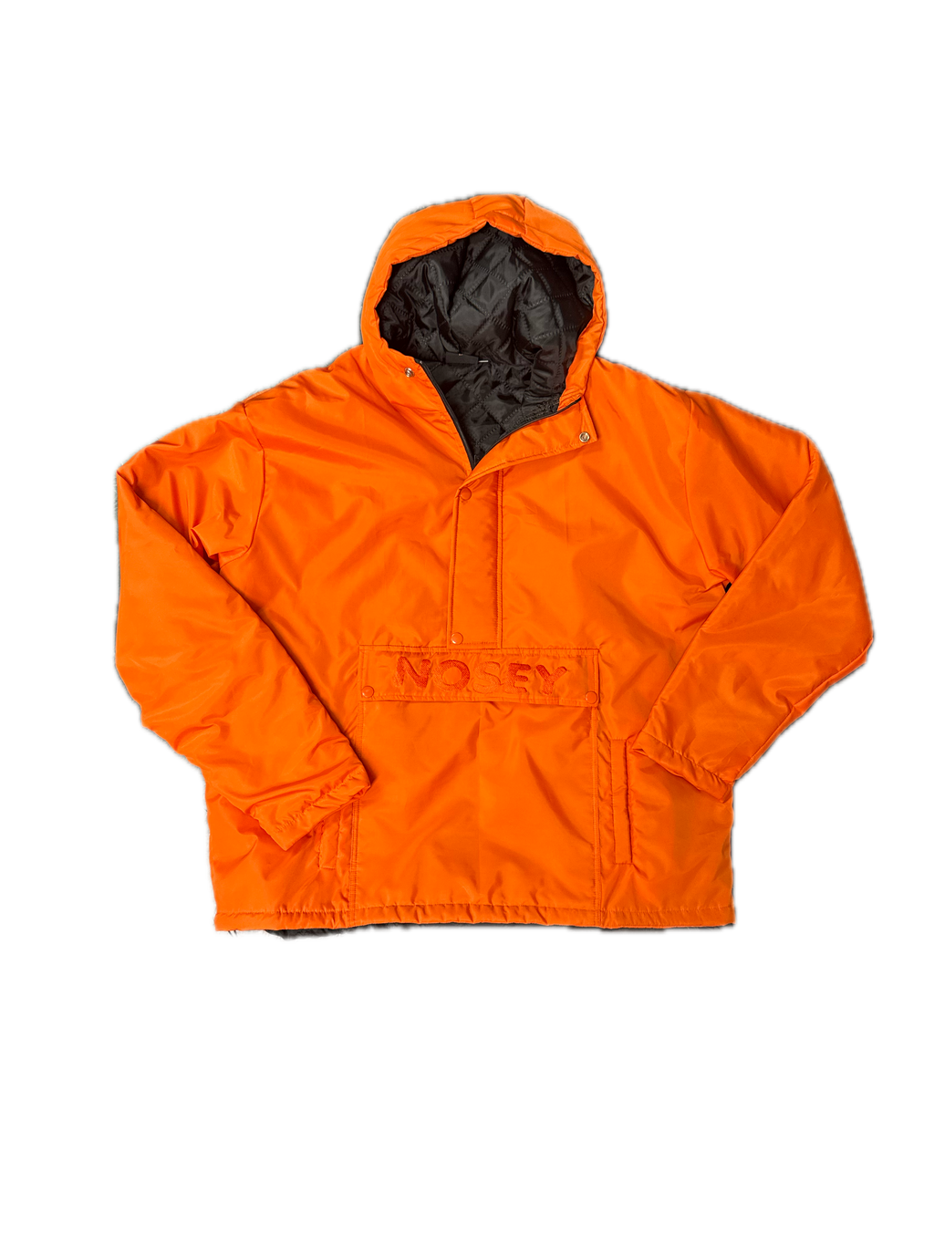 Orange Pullover Nosey Jacket