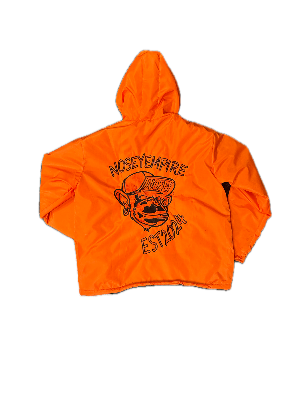Orange Pullover Nosey Jacket