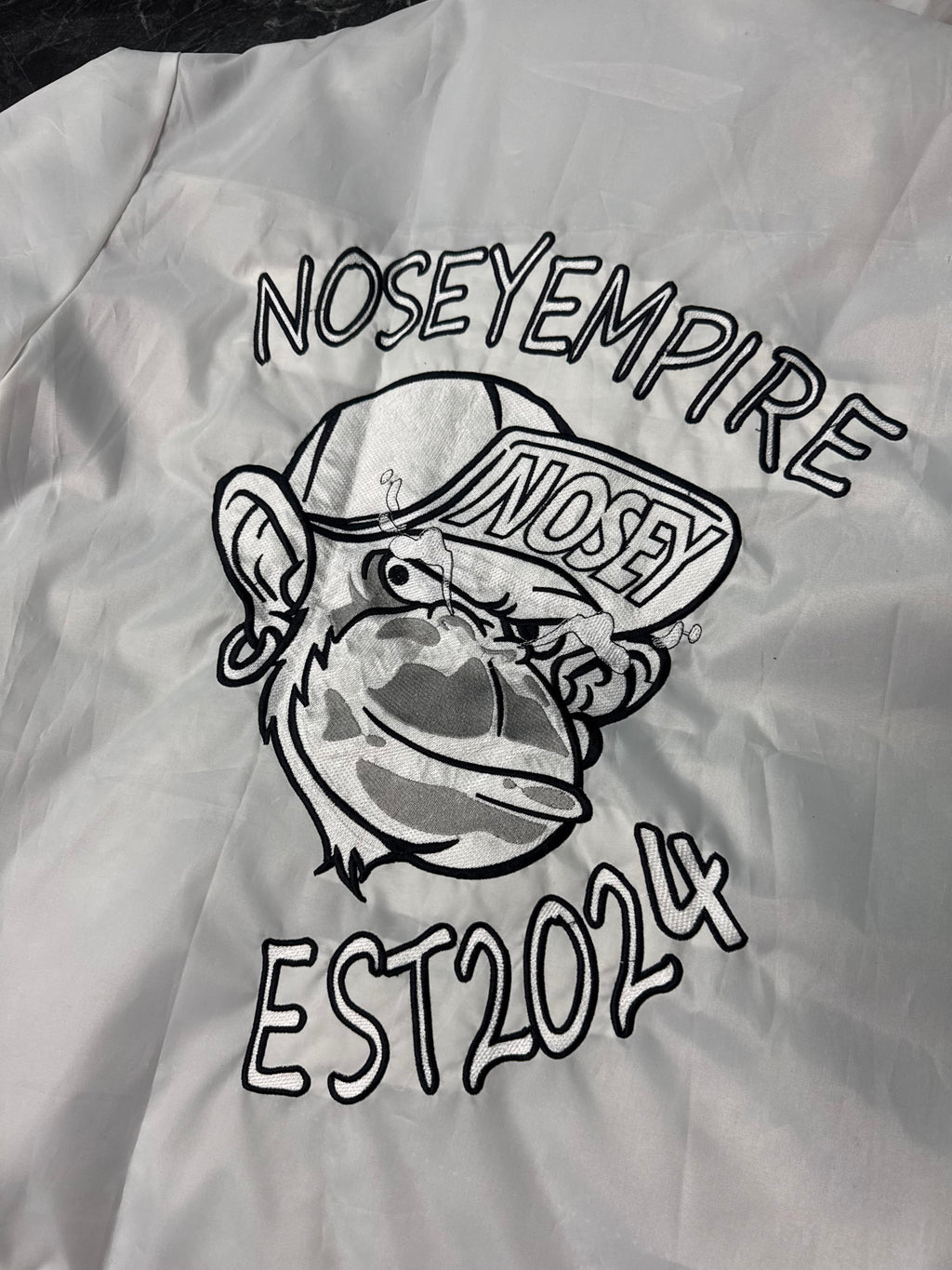 White Pullover Nosey Jacket