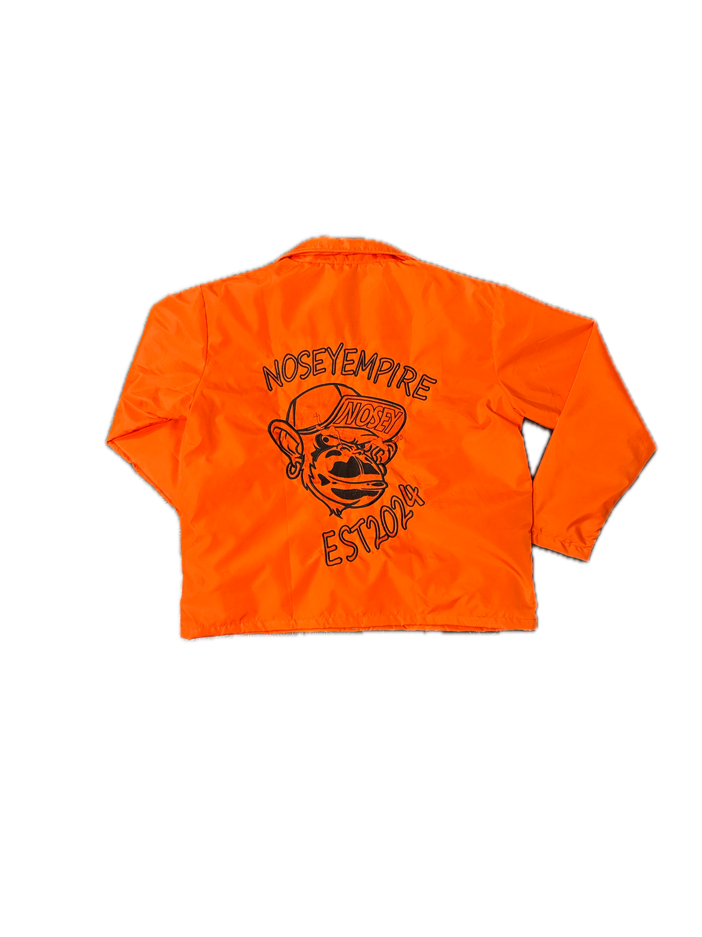 Orange Button Up Nosey Jacket