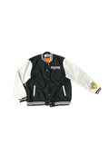 White/Black Nosey Varsity Jacket