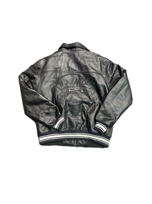 Black/Black Varsity Jacket