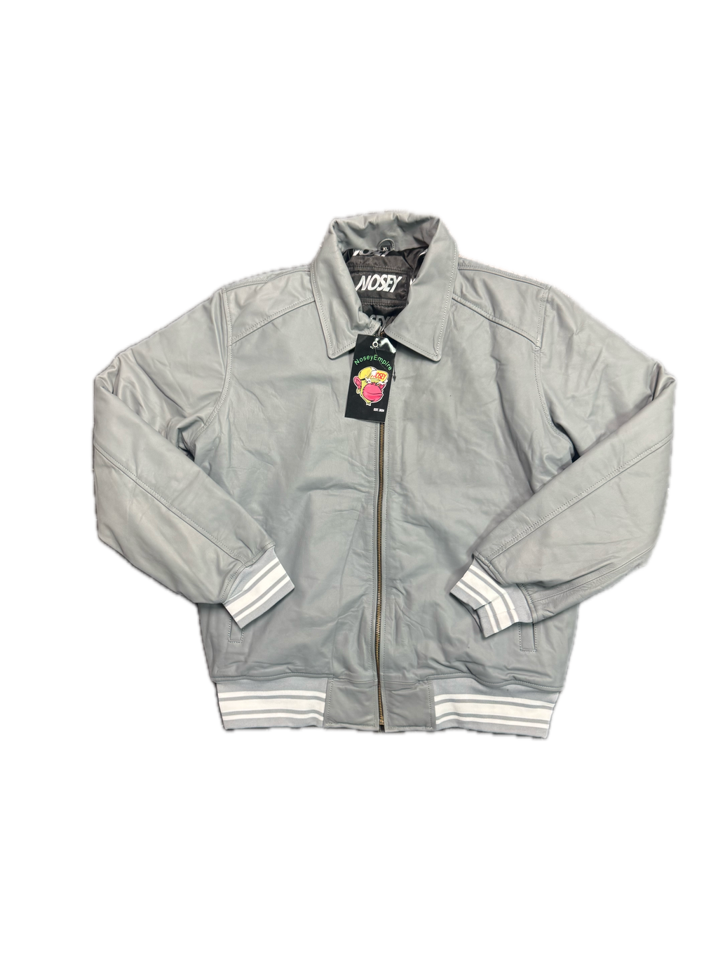 Grey/Grey Varsity Jacket