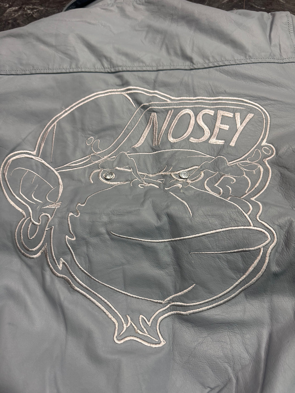 Grey/Grey Varsity Jacket